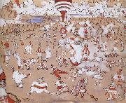 James Ensor White and Red Clowns Evolving Germany oil painting artist